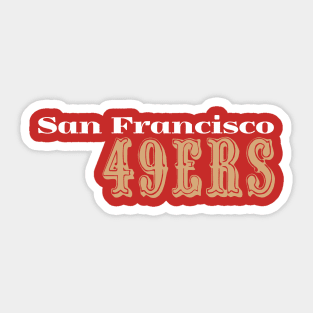 San Francisco 49ers Sticker